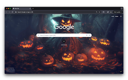 Mystical Halloween Forest  from Chrome web store to be run with OffiDocs Chromium online