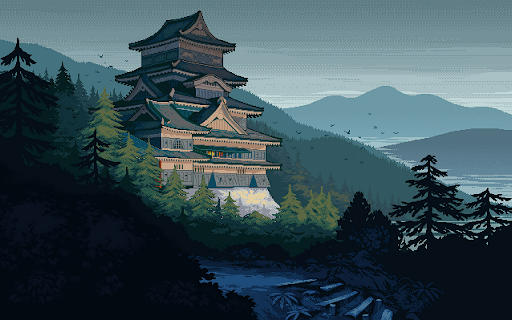 Mystical Mountain Castle  from Chrome web store to be run with OffiDocs Chromium online