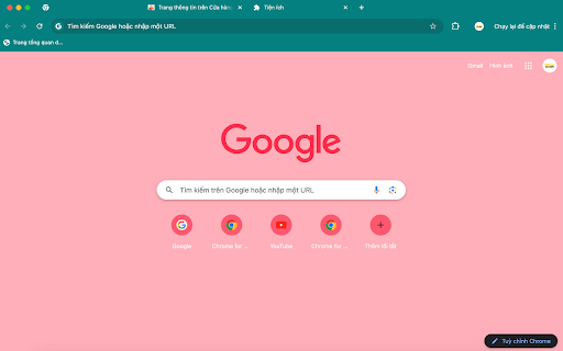 Mystic blue theme  from Chrome web store to be run with OffiDocs Chromium online
