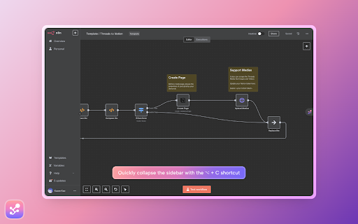 n8nCoder  from Chrome web store to be run with OffiDocs Chromium online