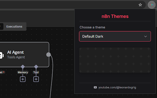 N8N Themes  from Chrome web store to be run with OffiDocs Chromium online