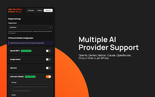 n8n Workflow Builder Ai (Beta)  from Chrome web store to be run with OffiDocs Chromium online