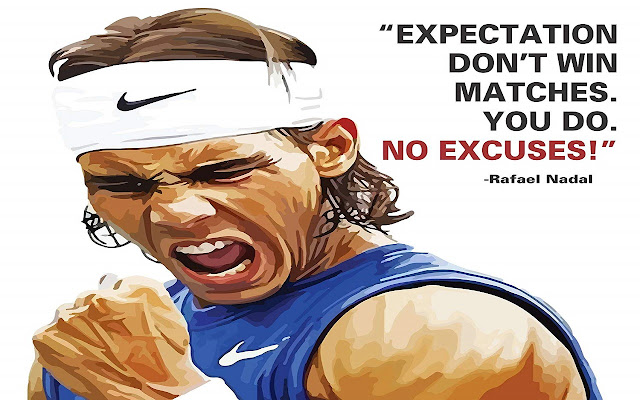 Nadal No Excuse!  from Chrome web store to be run with OffiDocs Chromium online