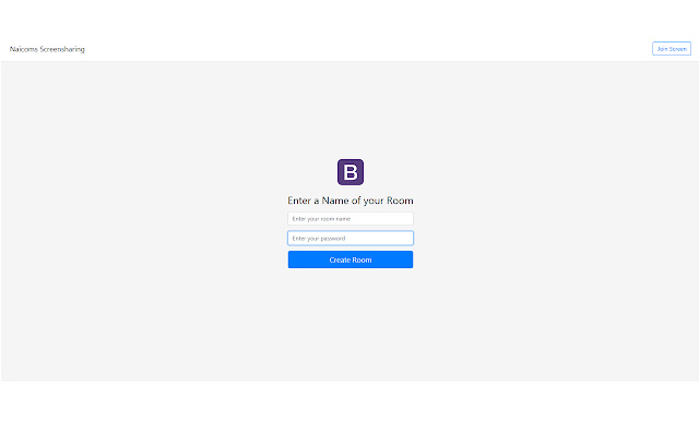 Naicoms Screensharing  from Chrome web store to be run with OffiDocs Chromium online