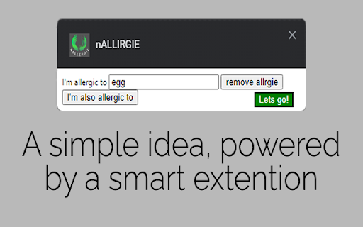 nALLERGIE  from Chrome web store to be run with OffiDocs Chromium online