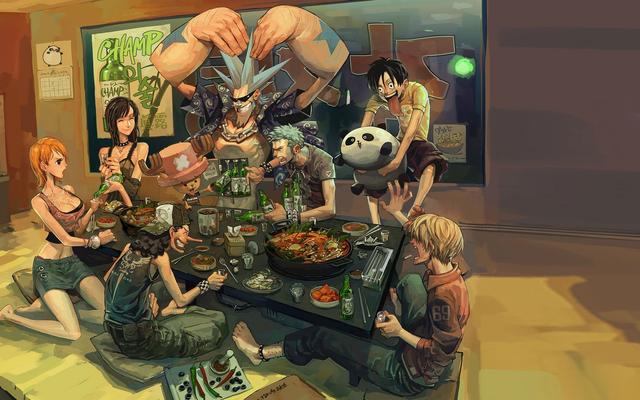 Nami Monkey D. Luffy Vinsmoke Sanji One Piece  from Chrome web store to be run with OffiDocs Chromium online