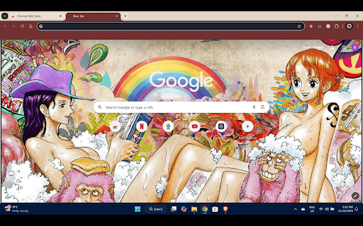 Nami Robin Theme  from Chrome web store to be run with OffiDocs Chromium online