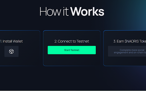 Naoris Protocol Wallet  from Chrome web store to be run with OffiDocs Chromium online