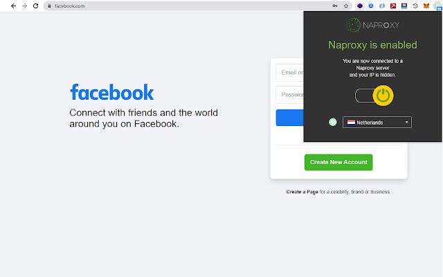 Naproxy  from Chrome web store to be run with OffiDocs Chromium online