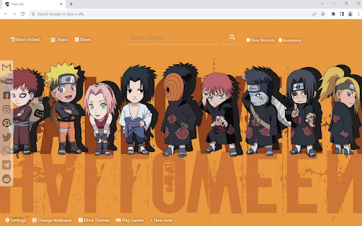Naruto Chibi Wallpaper  from Chrome web store to be run with OffiDocs Chromium online