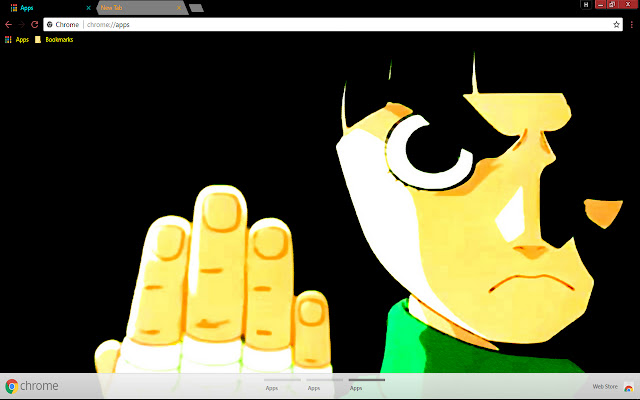 Naruto Rock Lee  from Chrome web store to be run with OffiDocs Chromium online