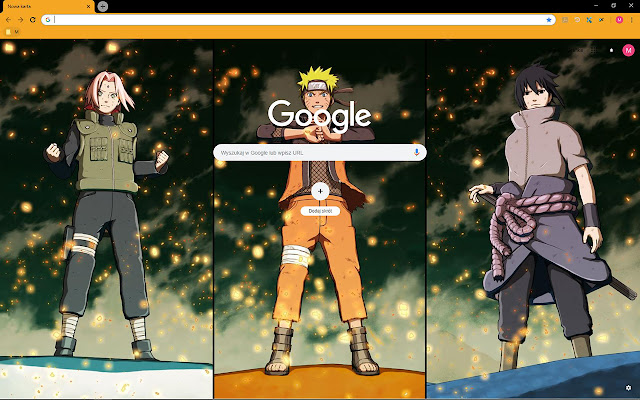 Naruto Sasuke Sakura Team 7 ze sklepu internetowego Chrome do uruchomienia z OffiDocs Chromium online