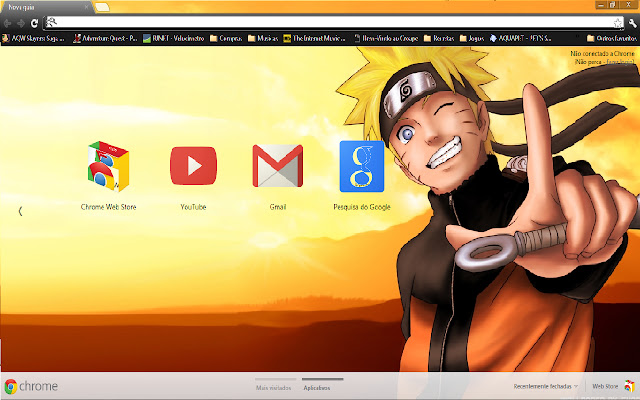 Naruto Theme  from Chrome web store to be run with OffiDocs Chromium online