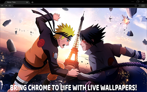 Naruto vs Sasuke Anime Live Wallpaper  from Chrome web store to be run with OffiDocs Chromium online
