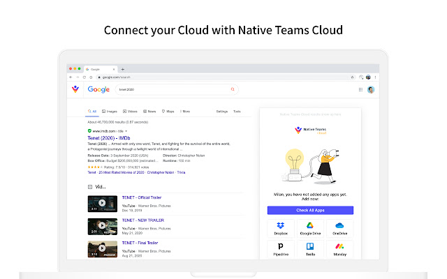 Native Drive  from Chrome web store to be run with OffiDocs Chromium online