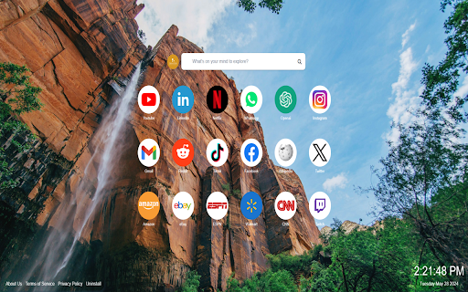 nature echo  from Chrome web store to be run with OffiDocs Chromium online