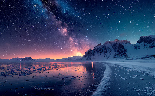nature landscape with starry clear sky  from Chrome web store to be run with OffiDocs Chromium online