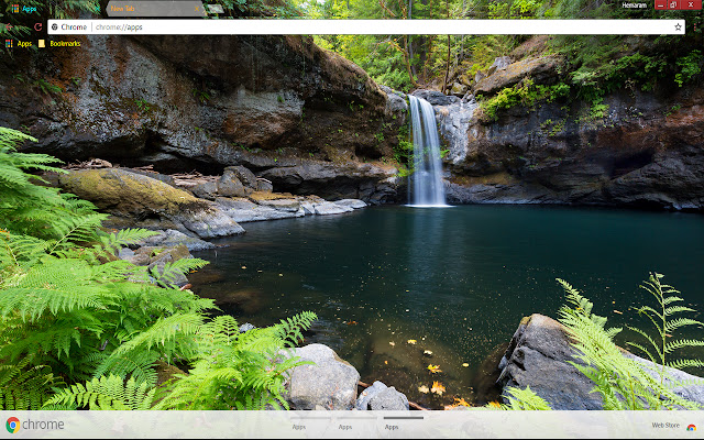 Nature lovelyWaterfall  from Chrome web store to be run with OffiDocs Chromium online