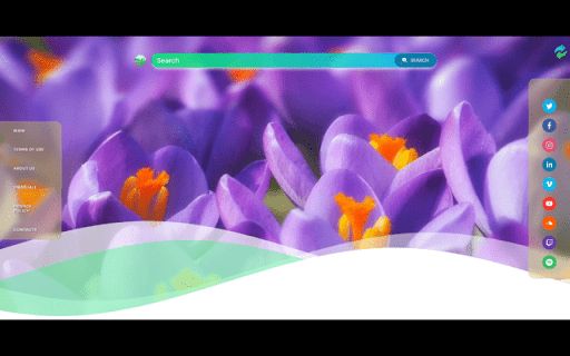 Nature NewTab Extension  from Chrome web store to be run with OffiDocs Chromium online