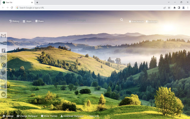 Nature Scenery Wallpaper  from Chrome web store to be run with OffiDocs Chromium online