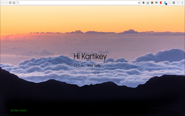 NatureTab  from Chrome web store to be run with OffiDocs Chromium online