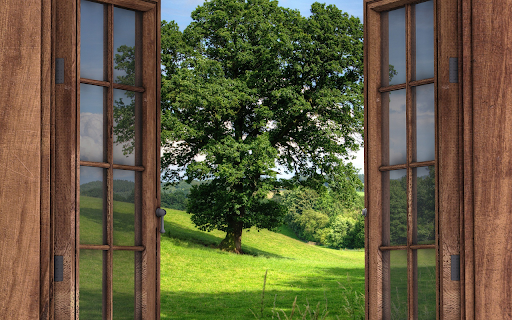Nature window  from Chrome web store to be run with OffiDocs Chromium online