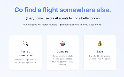 Navifare Flight Finder  from Chrome web store to be run with OffiDocs Chromium online