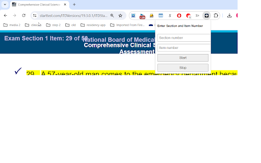 NBME next clicker  from Chrome web store to be run with OffiDocs Chromium online