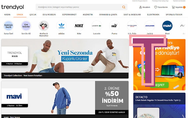İndirimKuponu.me  from Chrome web store to be run with OffiDocs Chromium online
