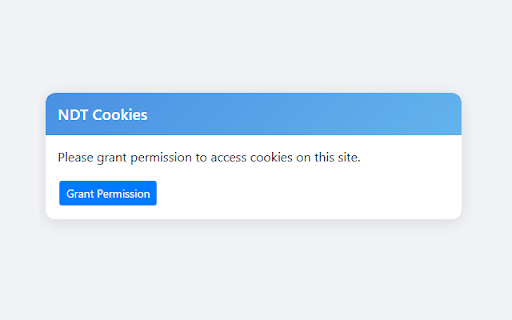 NDT Cookies  from Chrome web store to be run with OffiDocs Chromium online
