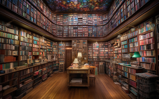 Neat library of ancient books  from Chrome web store to be run with OffiDocs Chromium online