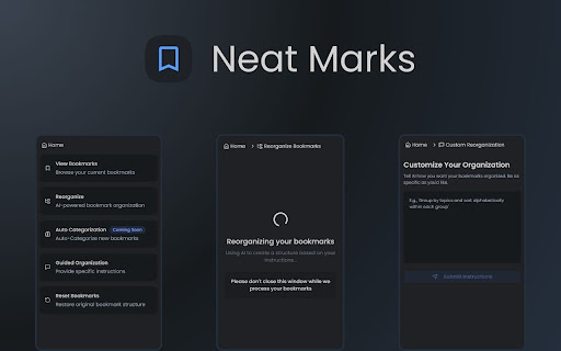 Neat Marks  from Chrome web store to be run with OffiDocs Chromium online