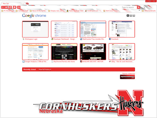 Nebraska Cornhuskers Small  from Chrome web store to be run with OffiDocs Chromium online