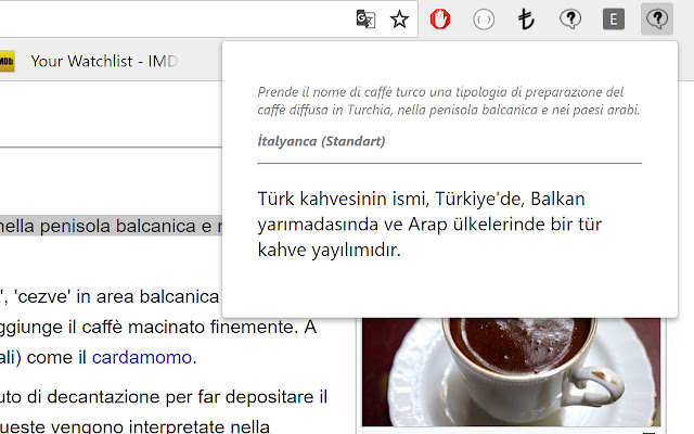 Ne demek?  from Chrome web store to be run with OffiDocs Chromium online