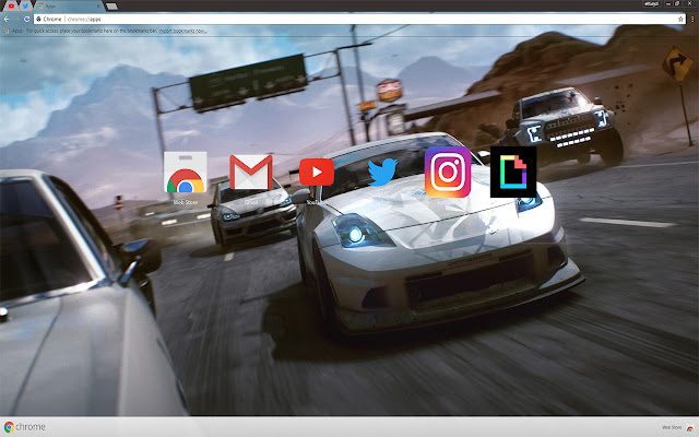 Need for Speed Payback 1080P THEME 2017  from Chrome web store to be run with OffiDocs Chromium online