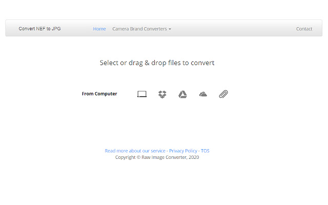 NEF to JPG Converter  from Chrome web store to be run with OffiDocs Chromium online