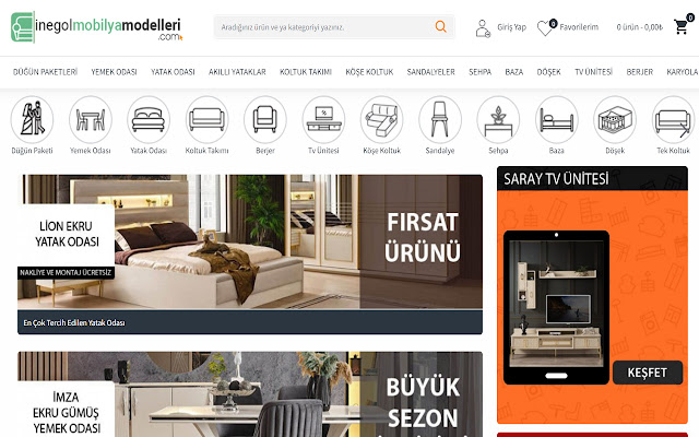 İnegöl Mobilya  from Chrome web store to be run with OffiDocs Chromium online