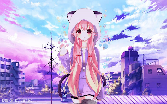 Neko girl in japan  from Chrome web store to be run with OffiDocs Chromium online