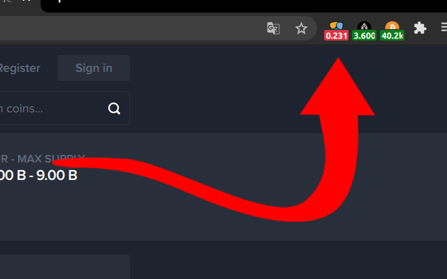 NEM (XEM) | Simple Ticker  from Chrome web store to be run with OffiDocs Chromium online