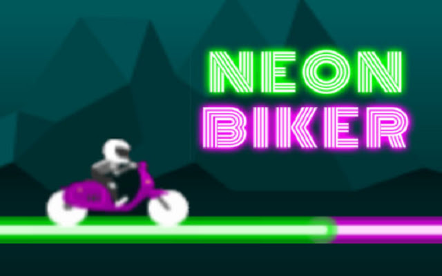 Neon Biker  from Chrome web store to be run with OffiDocs Chromium online