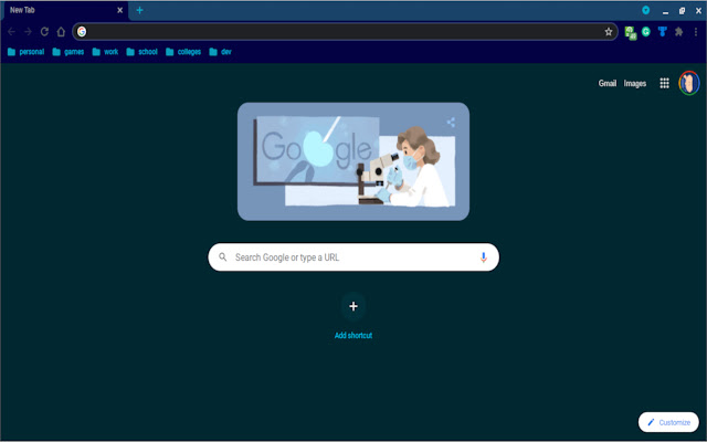 Neon blue dark  from Chrome web store to be run with OffiDocs Chromium online