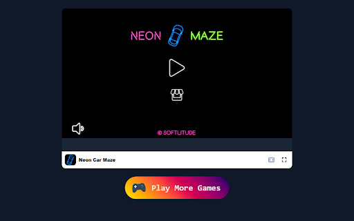 Neon Car Maze Game Race Through Electrifying Labyrinths!  from Chrome web store to be run with OffiDocs Chromium online