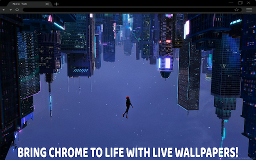 Neon City Spider Man Live Wallpaper  from Chrome web store to be run with OffiDocs Chromium online