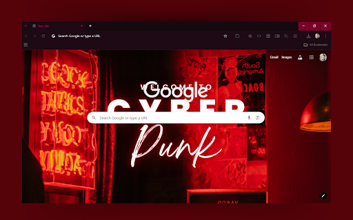 Neon Cyberpunk Dystopia  from Chrome web store to be run with OffiDocs Chromium online