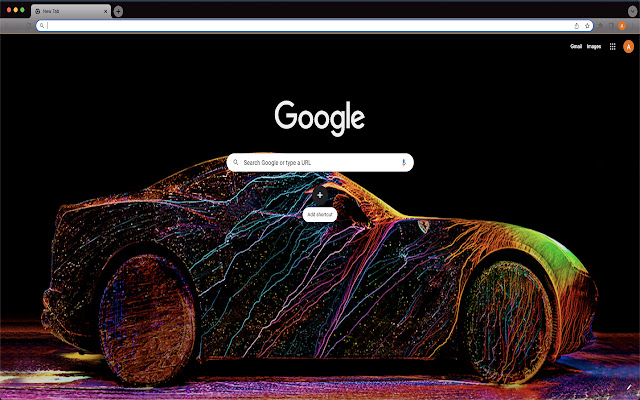 Neon Ferrari Theme  from Chrome web store to be run with OffiDocs Chromium online