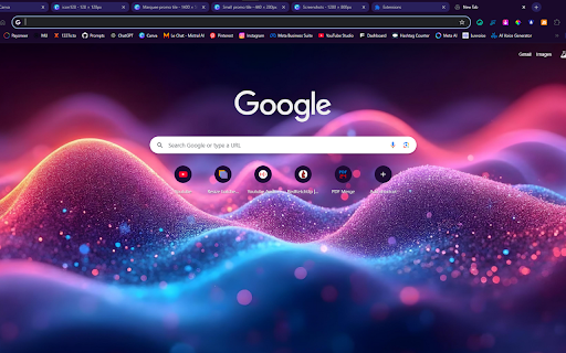 Neon Flow Abstract Elegance  from Chrome web store to be run with OffiDocs Chromium online