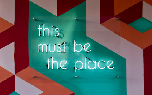 Neon Geometric Shapes  from Chrome web store to be run with OffiDocs Chromium online