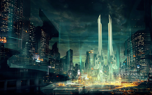 Neon Metropolis  from Chrome web store to be run with OffiDocs Chromium online