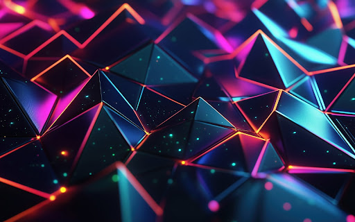 Neon Polygon Mesh  from Chrome web store to be run with OffiDocs Chromium online