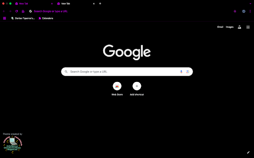 Neon Purple  Black  from Chrome web store to be run with OffiDocs Chromium online